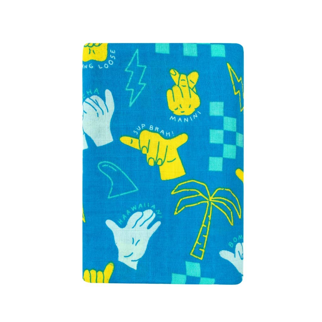Shaka Code Muslin Baby Swaddle Blanket