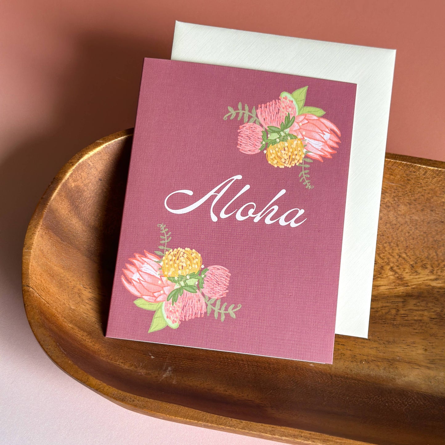 With Aloha - Greeting Card