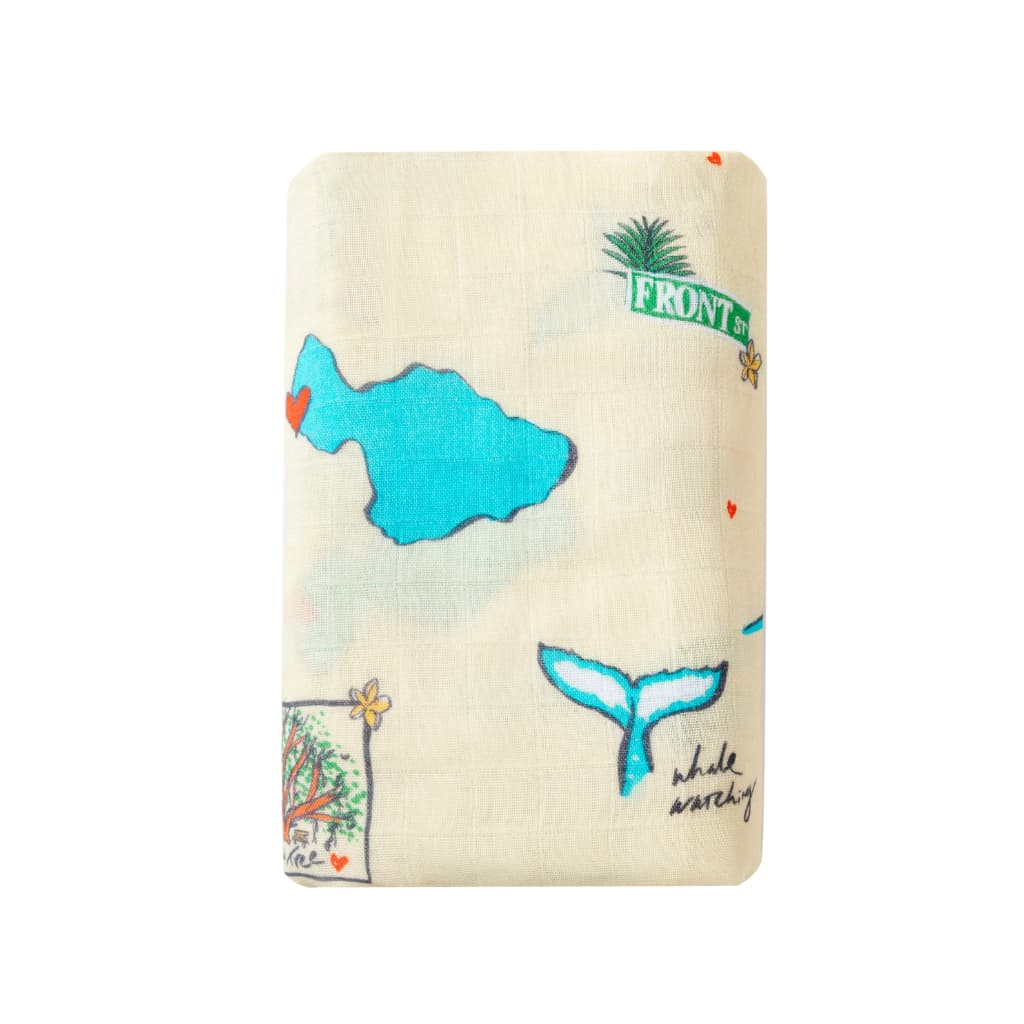Maui Strong Muslin Baby Swaddle Blanket