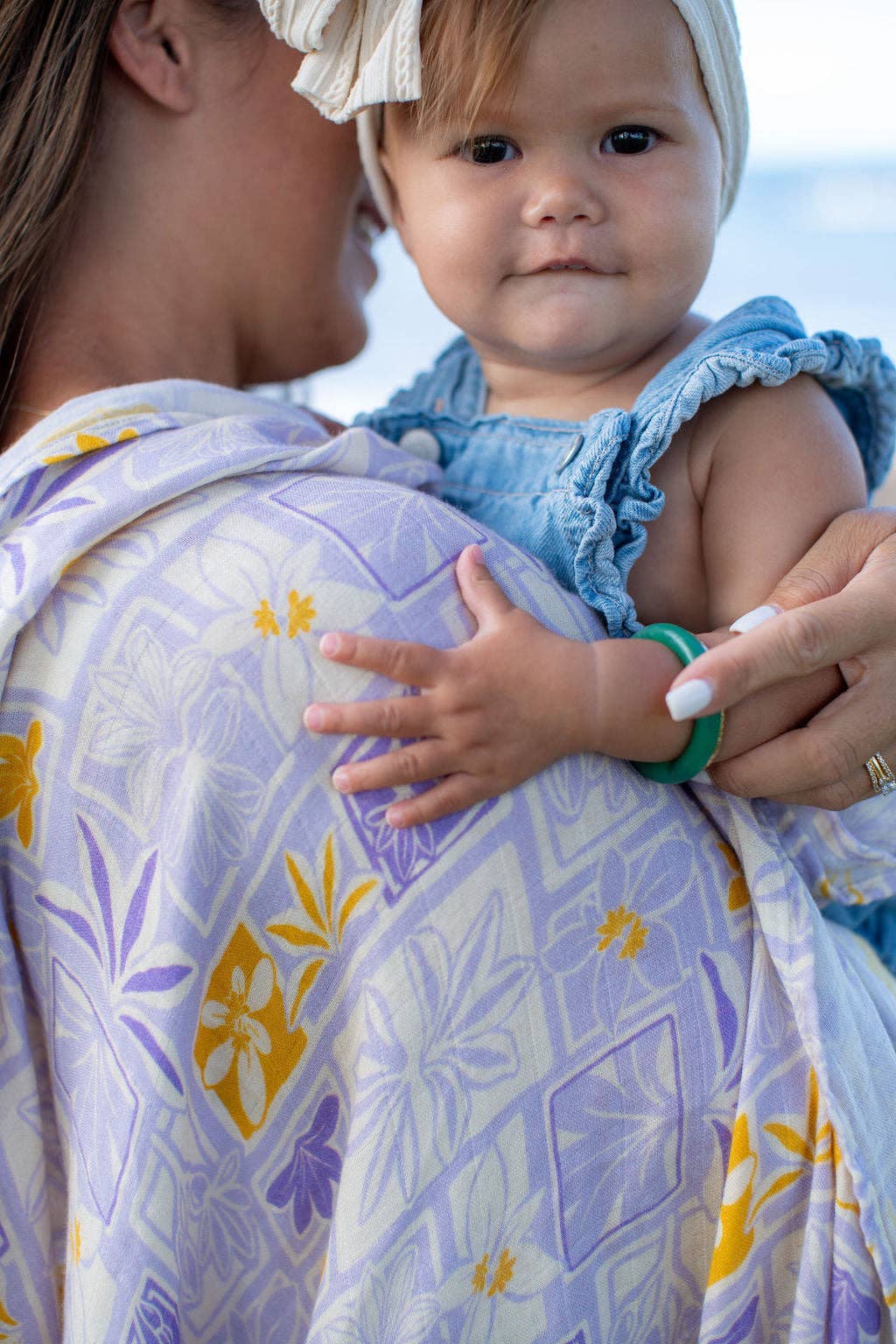 Kapa Naupaka Bamboo Muslin Kapa Moe (Swaddle Blanket)