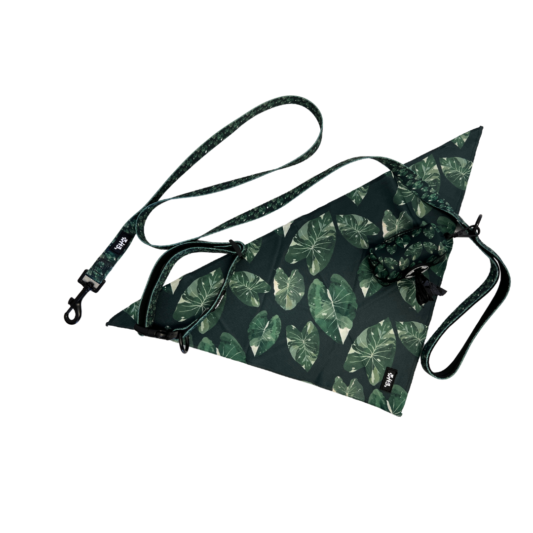 Hawaiian Pet Signature Green Kalo Bandana