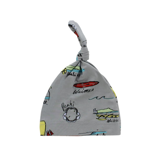 Surf Report Baby Bamboo Knotted Hat
