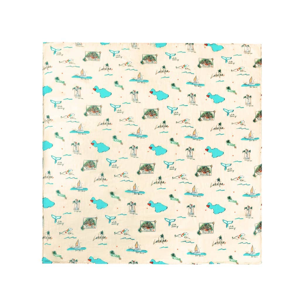 Maui Strong Muslin Baby Swaddle Blanket