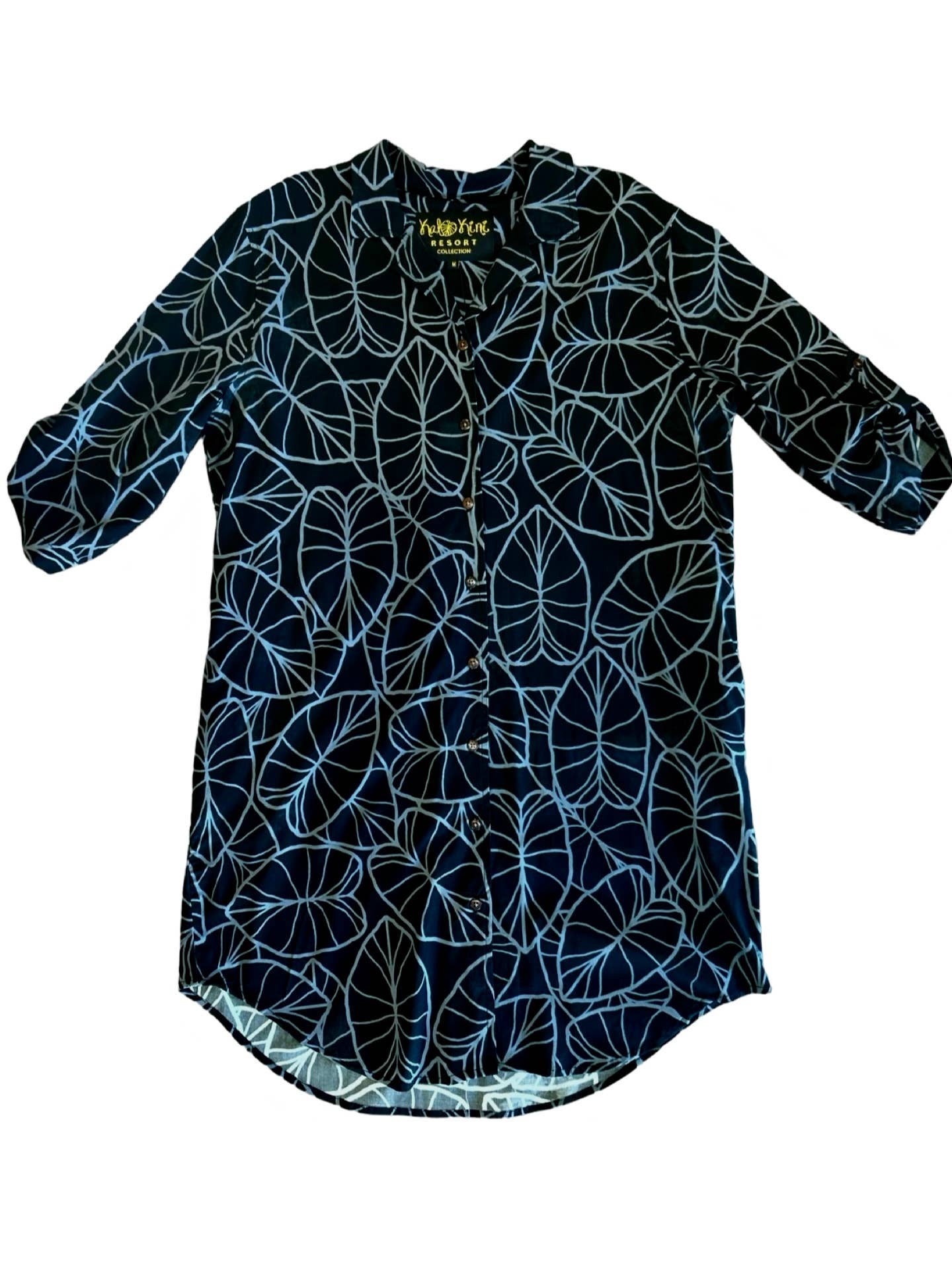 Aloha Shirt Dress ~ Lo'i Kalo X Pohkau