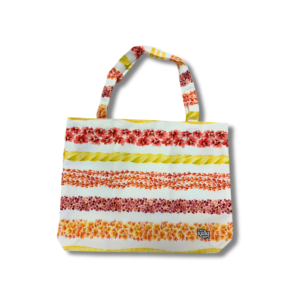 Hawaii Canvas Zipper Tote Bags
