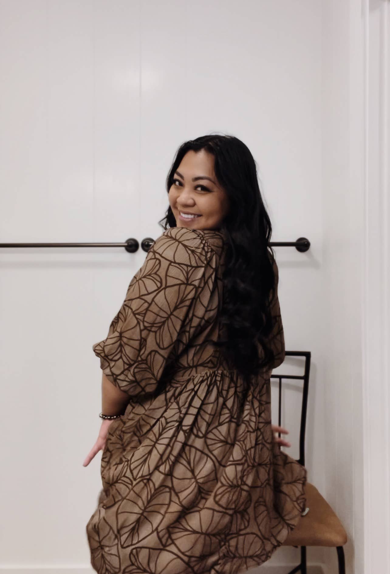Kamakani Dress ~ Lo'i Kalo X Brown
