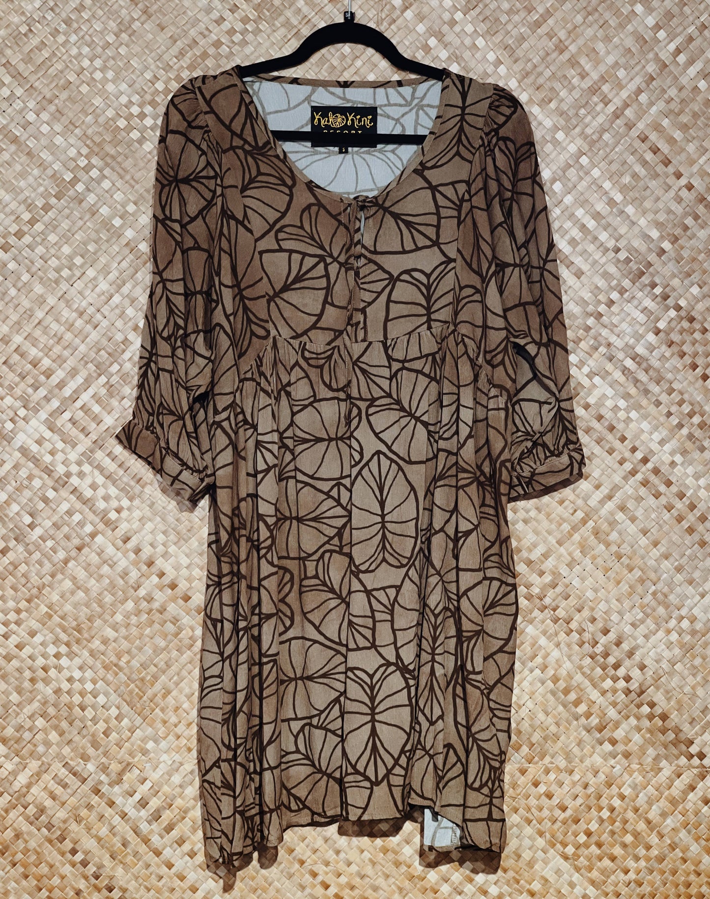 Kamakani Dress ~ Lo'i Kalo X Brown