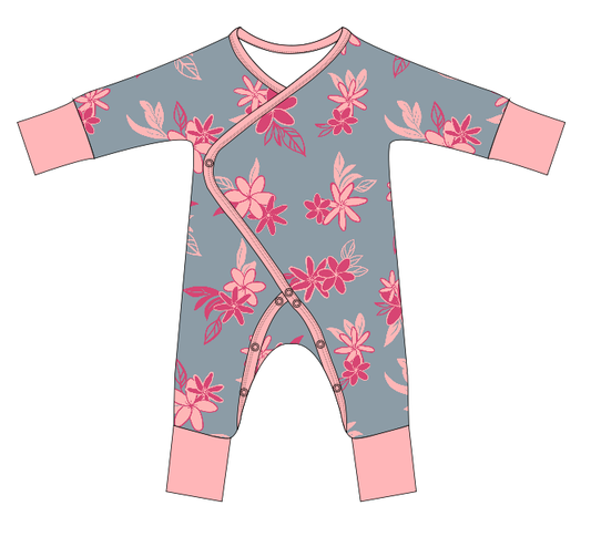 Tiare Breeze Bamboo Newborn Coverall