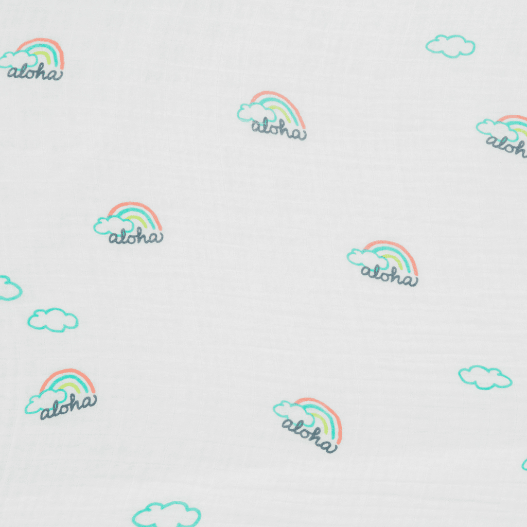 Pot O' Aloha Muslin Baby Swaddle Blanket