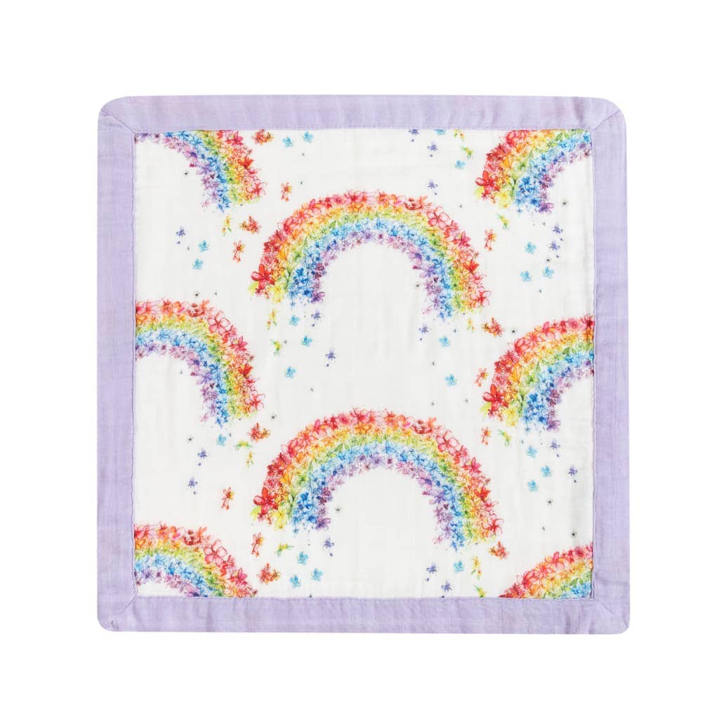 Flower Shower Baby Bamboo Security Blanket