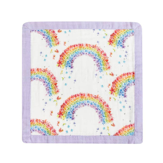 Flower Shower Baby Bamboo Security Blanket