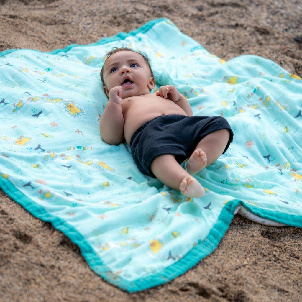 Kuʻu Home O Hawaiʻi Baby Quilt