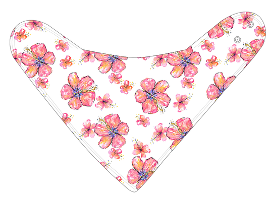 Hibiscus Kiss Bib