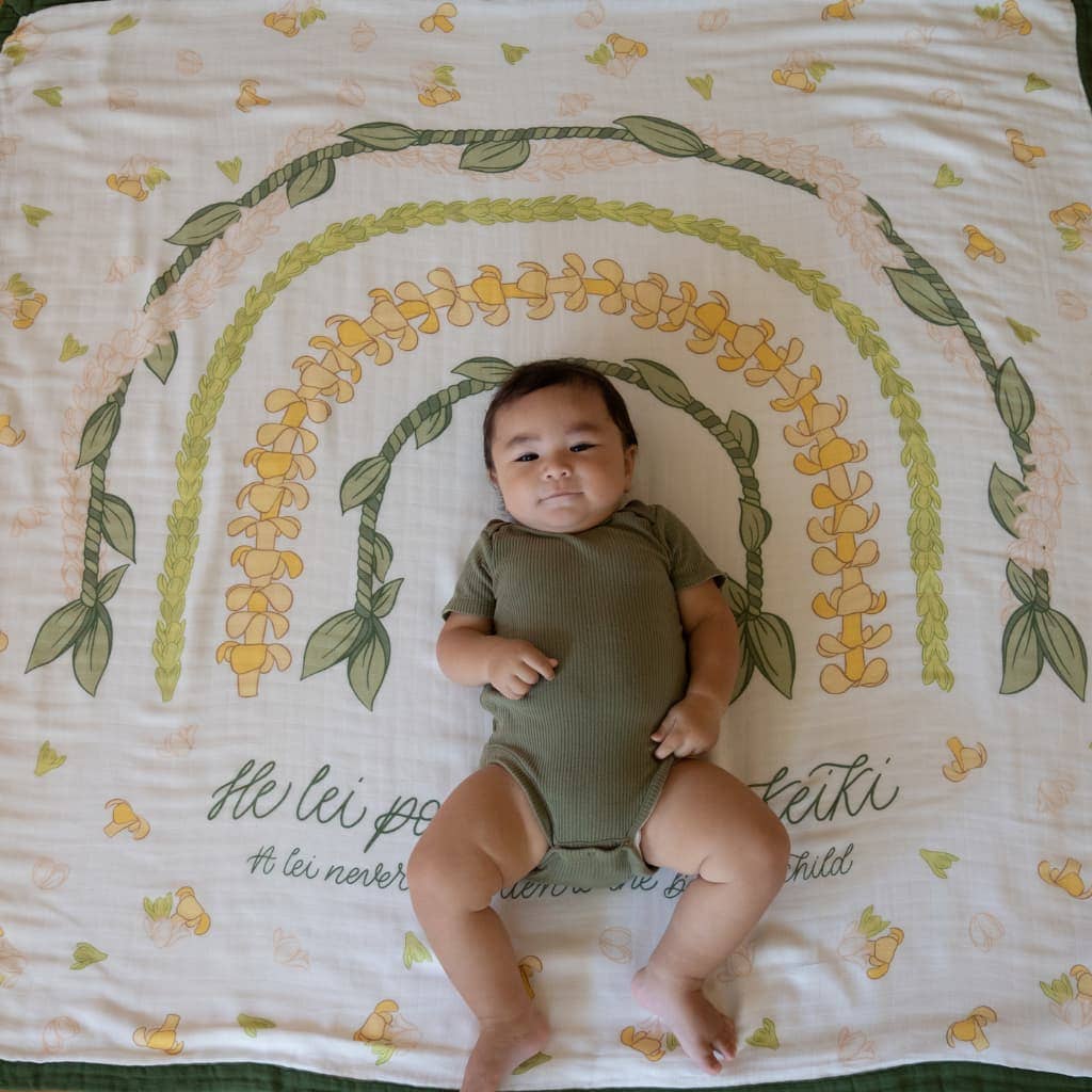 Lei Aloha Baby Quilt