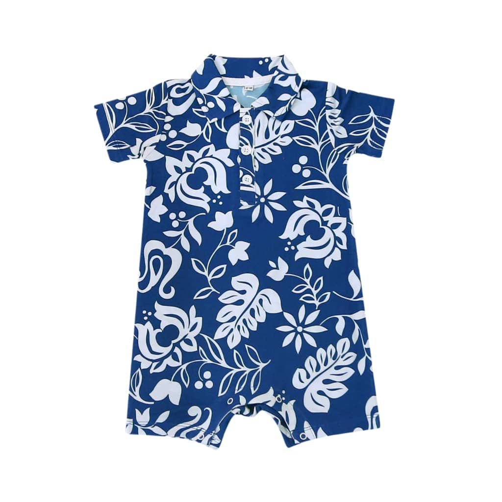 Vintage Pareo Polo Baby Bamboo Romper