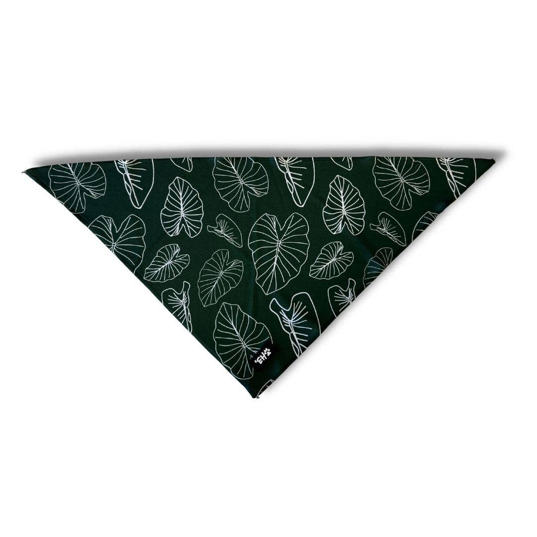 Hawaiian Pet Signature Green Kalo Bandana