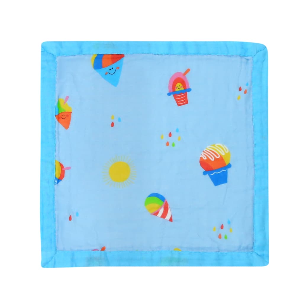 Rainbow Shave Ice Baby Bamboo Security Blanket