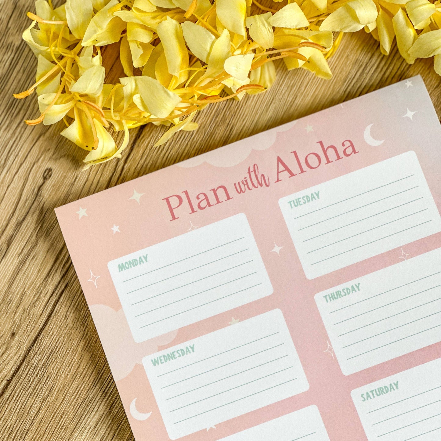 Sherbet Rainbow - Weekly Planner Desk Pad