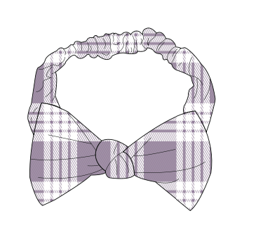 Poi Palaka Bamboo Bow Headband
