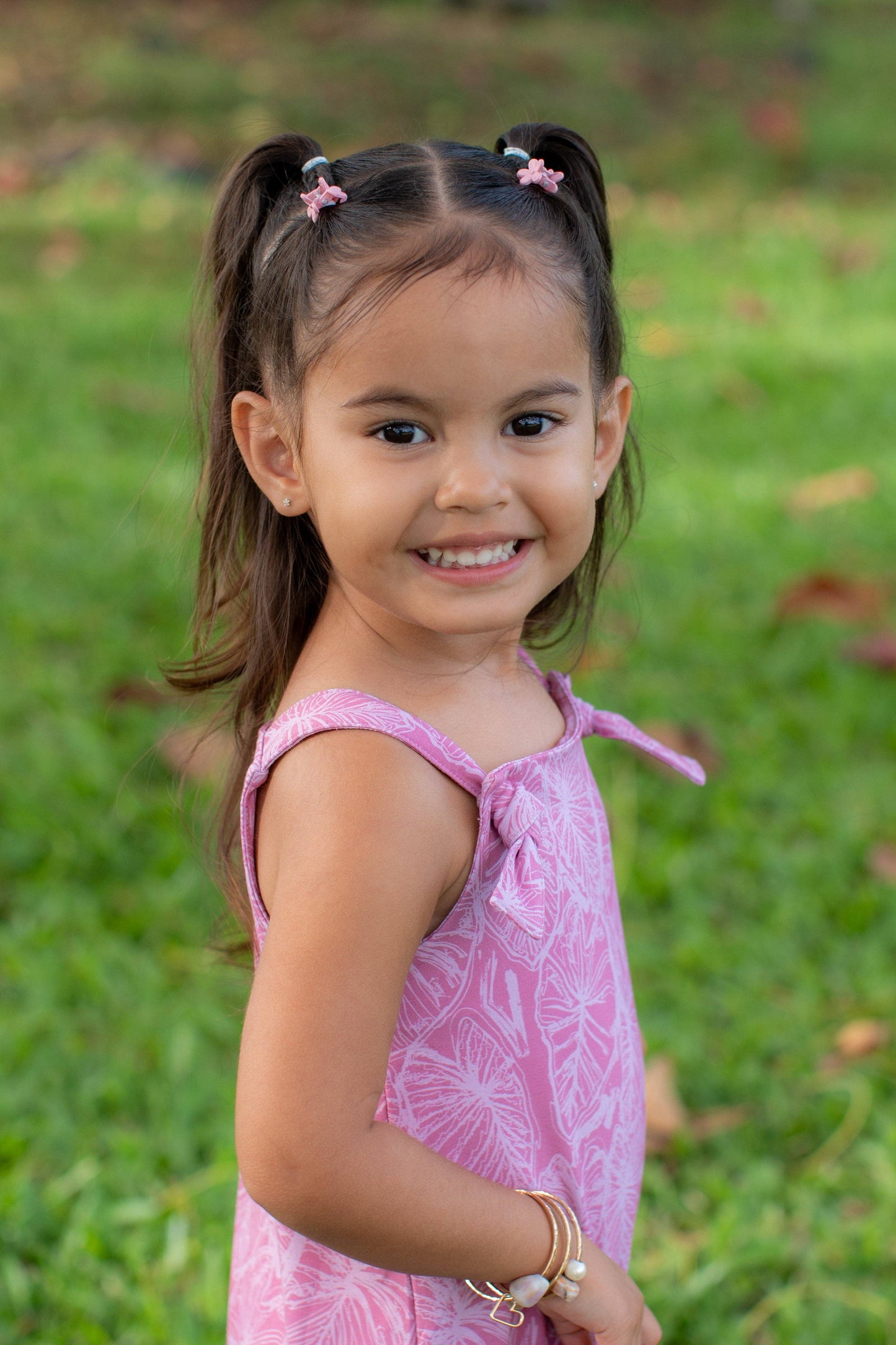 Pink Kalo Scribble Makani Overall