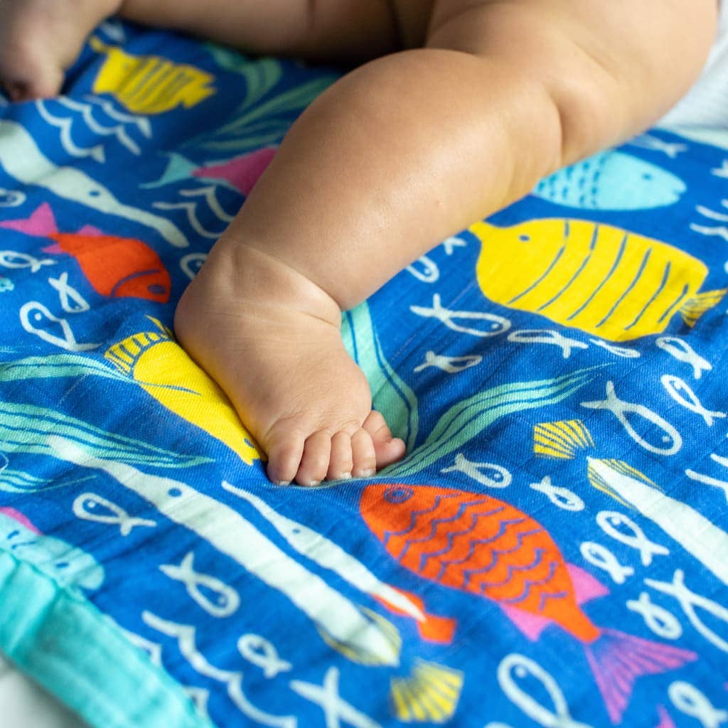 Gone Snorkeling Baby Quilt