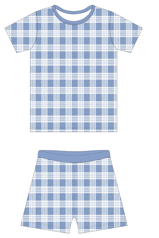 Polu Palaka Short Bamboo Pajamas