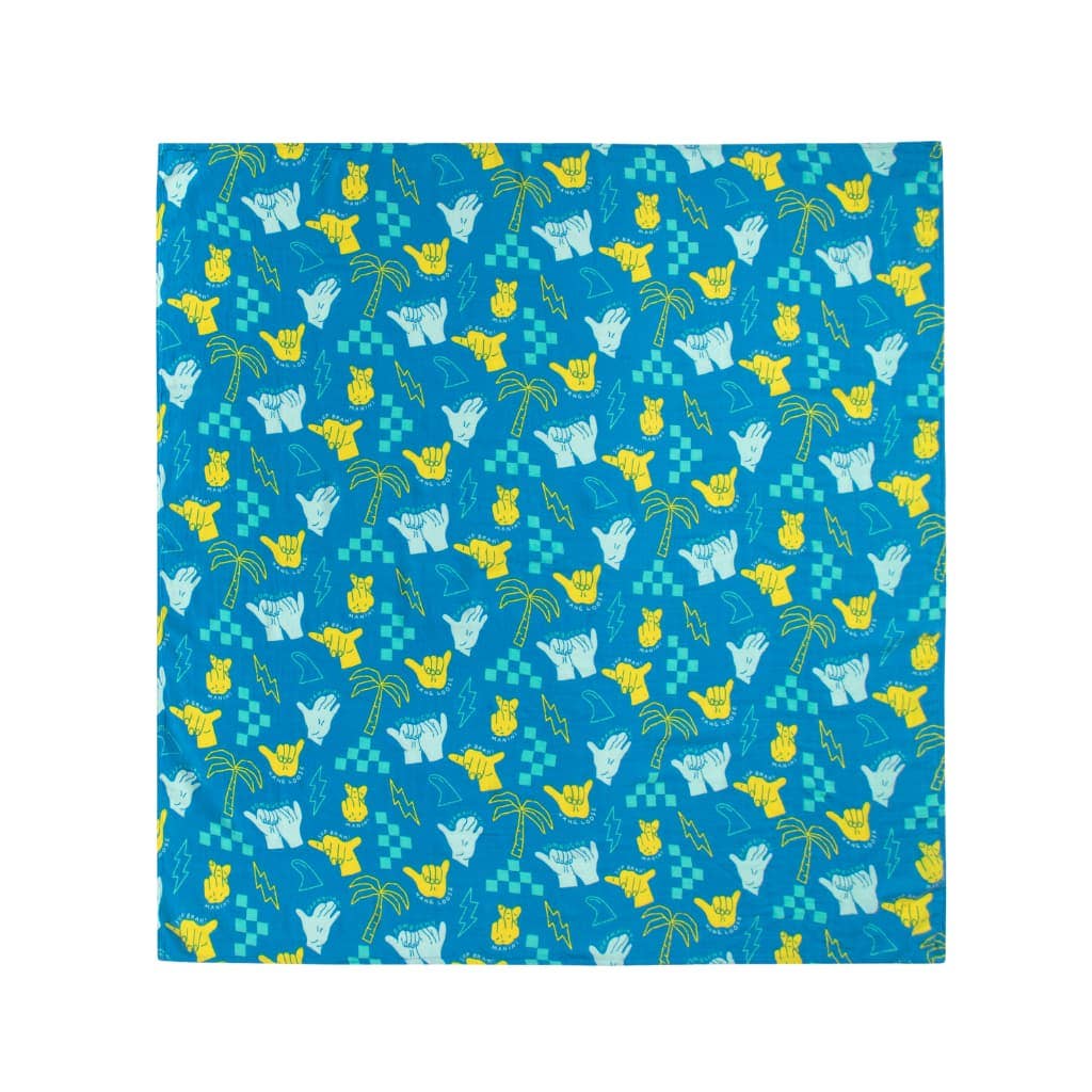 Shaka Code Muslin Baby Swaddle Blanket