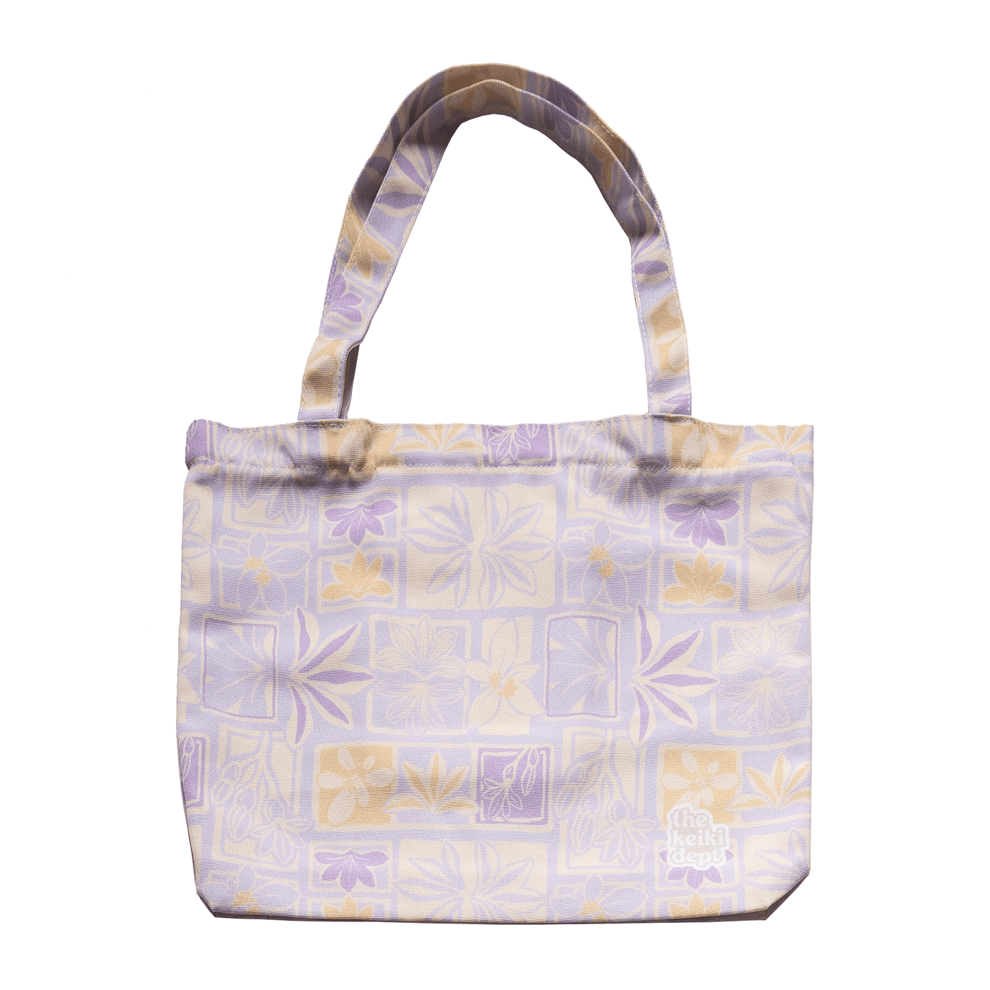 Kapa Naupaka Canvas Zipper Tote Bag