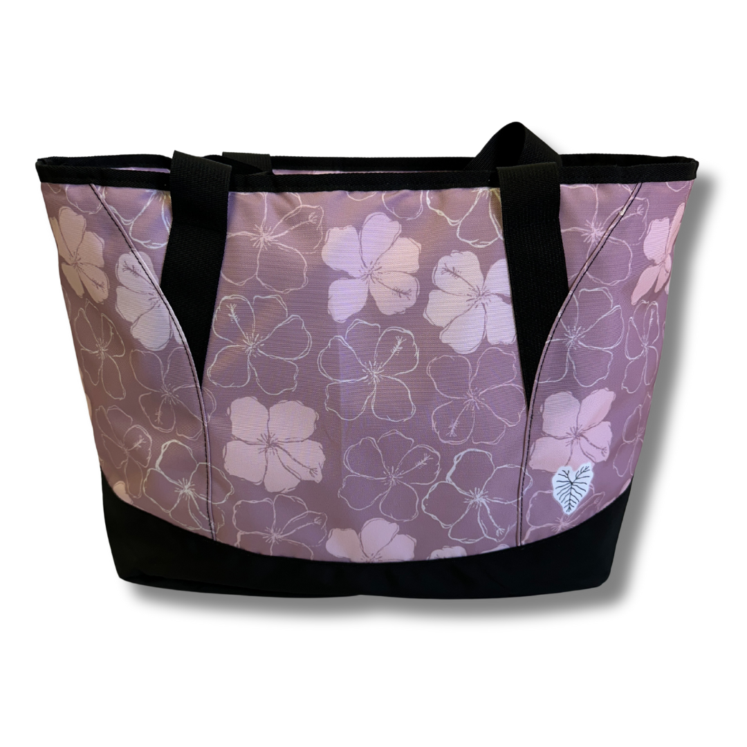 Hawaiian Kokio Hibiscus Shopping Cooler Tote Bag