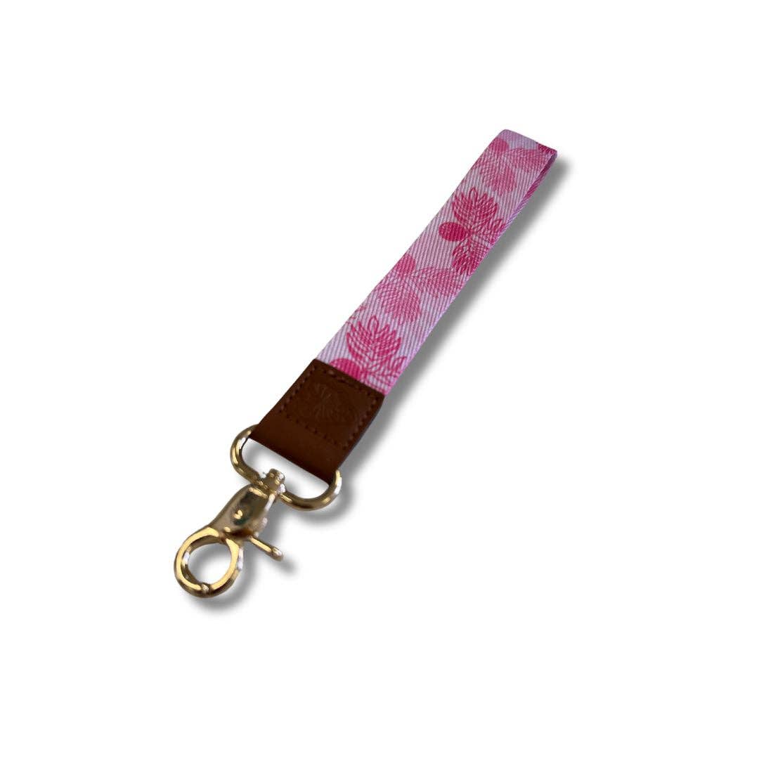 Hawaiian Keychain Wristlet Strap Lanyard