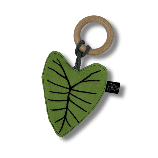 Hawaiian Kalo Baby Crinkle Teether Toys