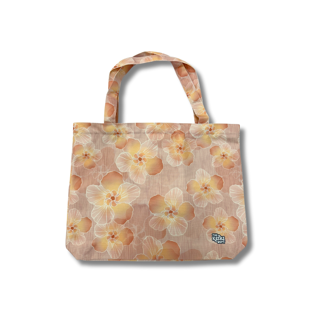 Hawaii Canvas Zipper Tote Bags