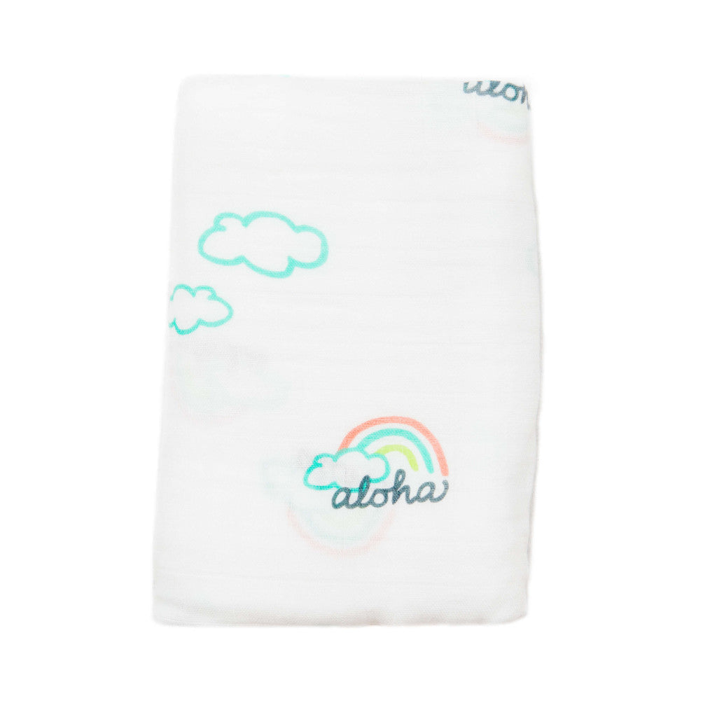 Coco Moon: Pot o Aloha Muslin Swaddle Blanket