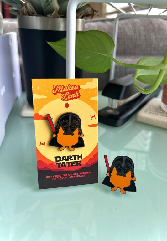 Mahea Leah: Darth Tater Enamel Pin